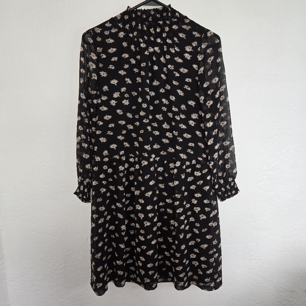 Madewell Mistlight Mockneck Dress in Seattle Floral Size XS - Picture 5 of 15